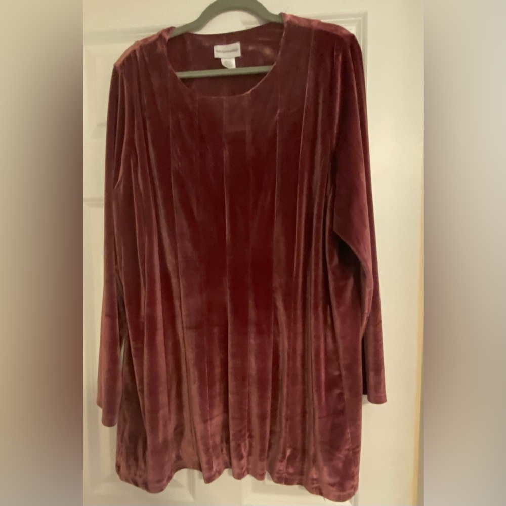 Velvet tunic